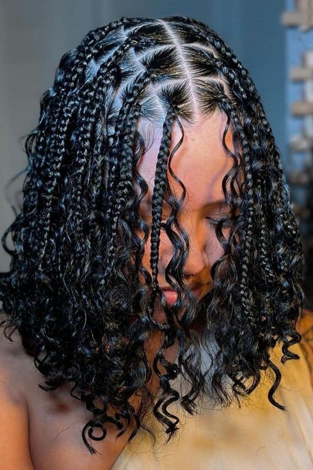 Bohemian Knotless Braids