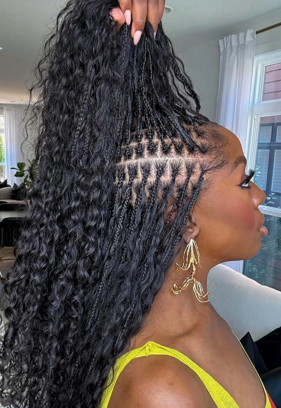 Small medium boho braids